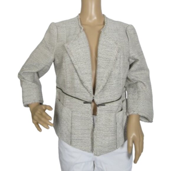 Classiques Entier Open Front Tweed Blazer - Picture 1 of 6